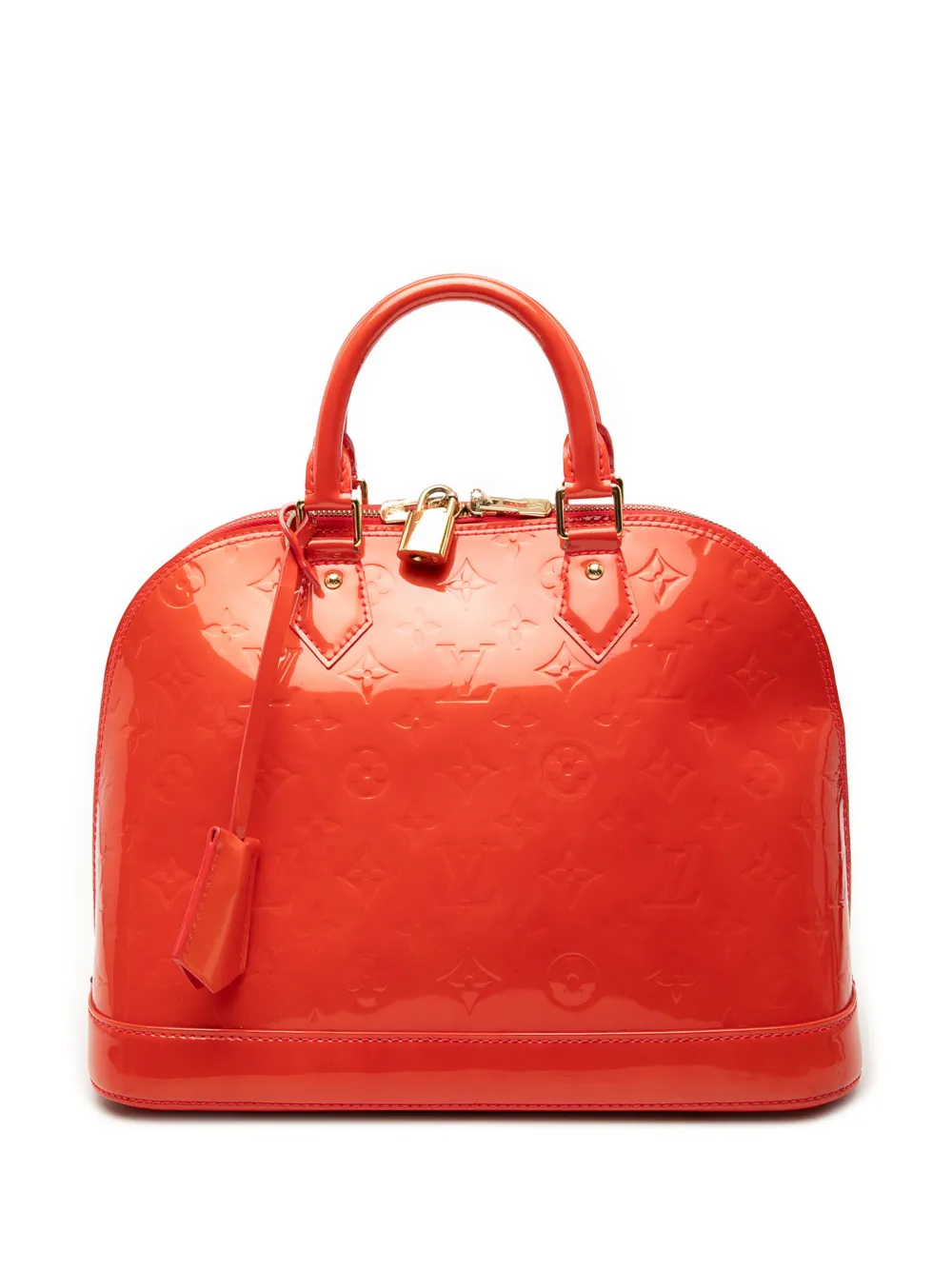 Louis Vuitton Pre-Owned 2012 Monogram Vernis Alma PM satchel - Arancione