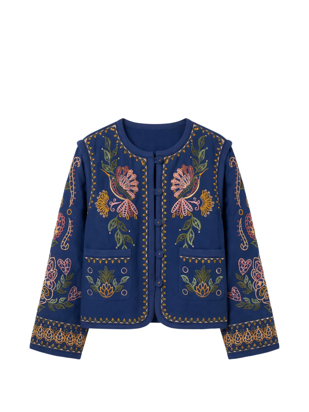 FARM Rio embroidered jacket - Blu