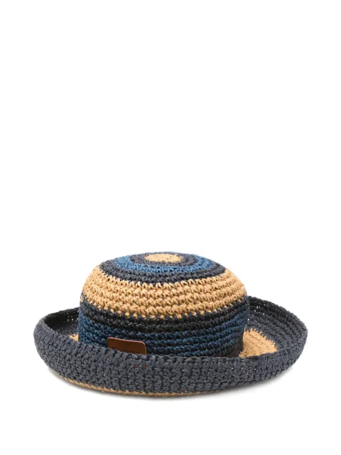 Barbour striped-pattern hat