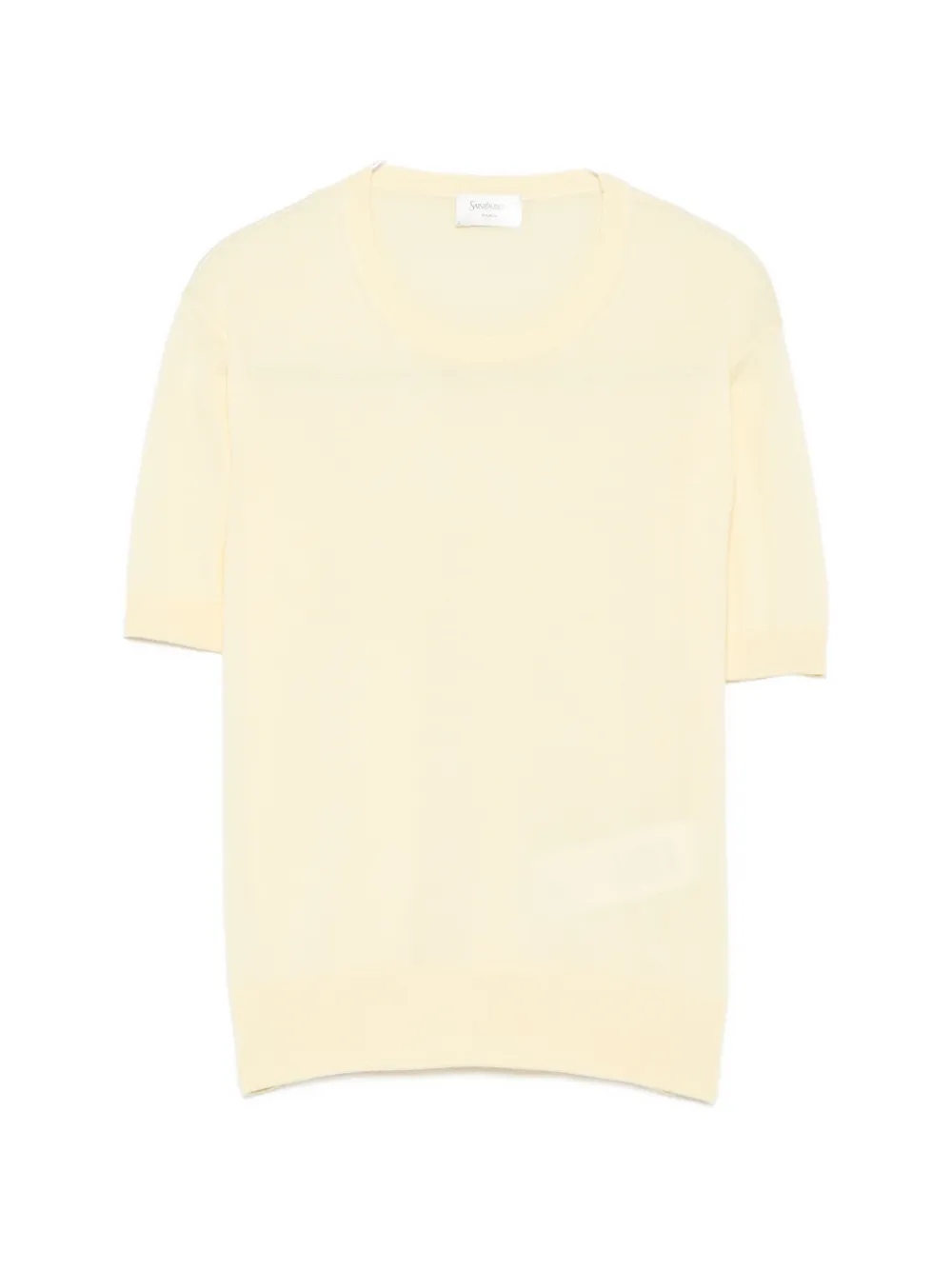 Saint Laurent short-sleeve sweater - Gelb