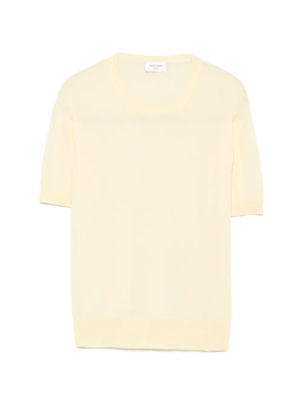 Saint Laurent short-sleeve sweater - Gelb