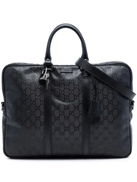Gucci Pre-Owned 2016-2026 GG Imprime business bag