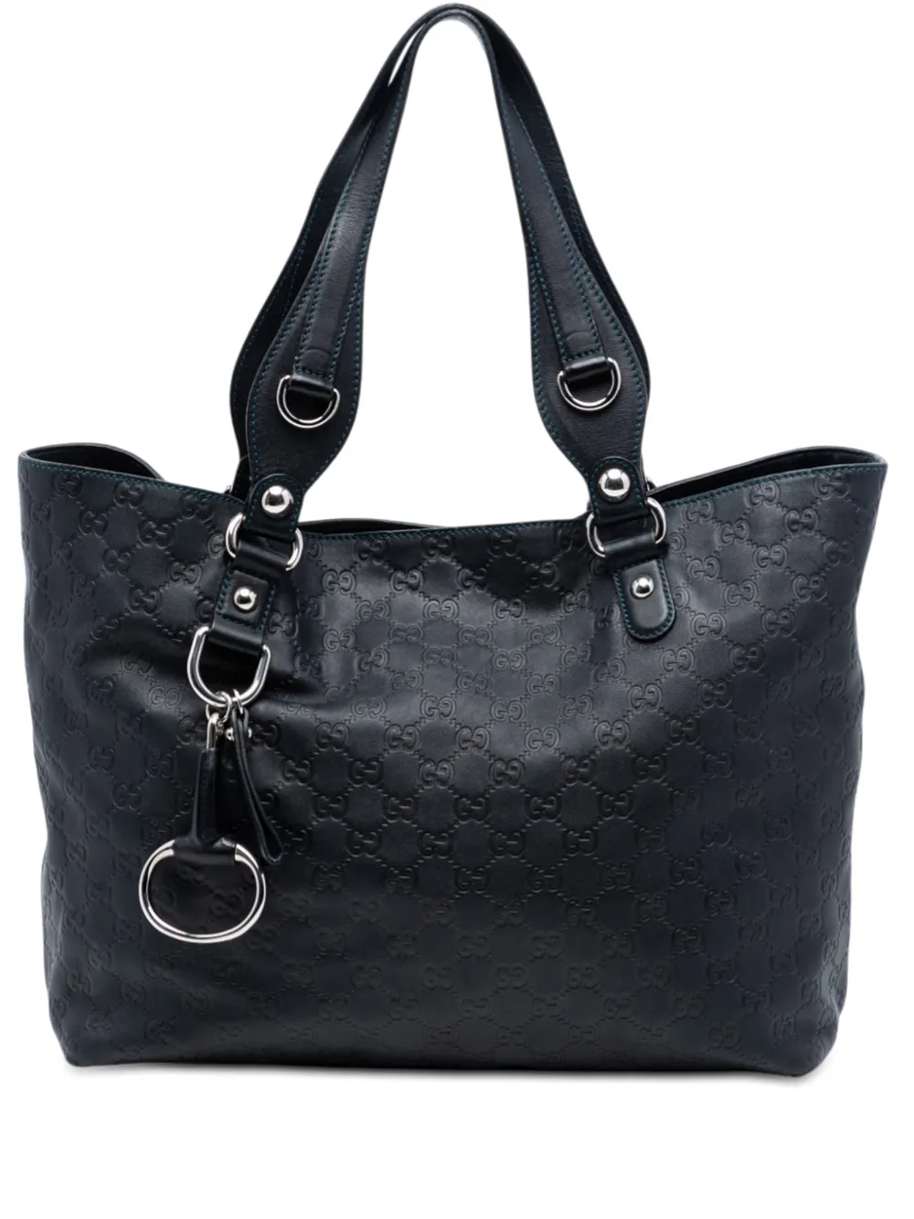 Gucci Pre-Owned 2016-2026 Medium Guccissima Icon Bit tote bag - Blu