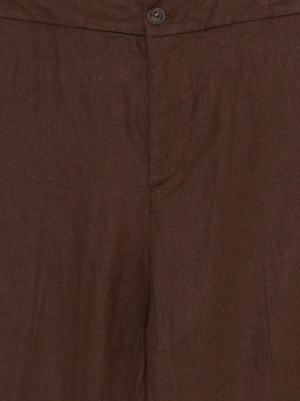 Hevo Pantalon met knopen Bruin