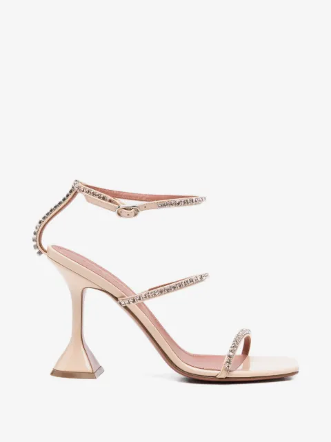 Amina Muaddi Gilda crystal-embellished sandals