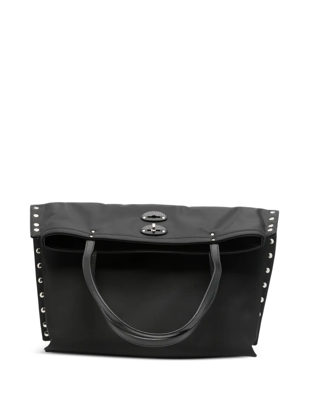 Zanellato A' Spasso studded tote bag - Nero