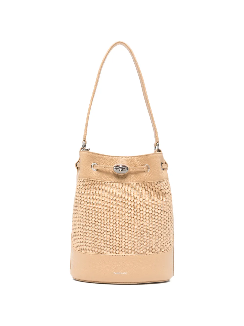 Zanellato Mondà woven bucket bag - Toni neutri