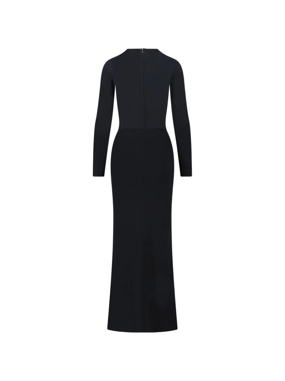 Max Mara Maxi-jurk met lange mouwen Zwart