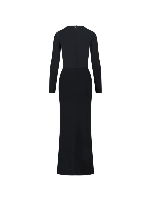 max mara maxi dresses Max Mara Long-sleeve Maxi Dress