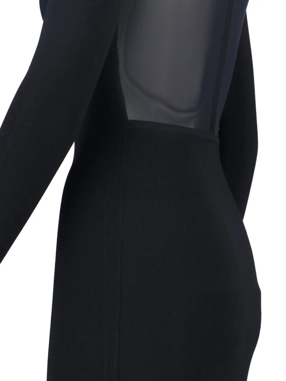 Max Mara Maxi-jurk met lange mouwen Zwart