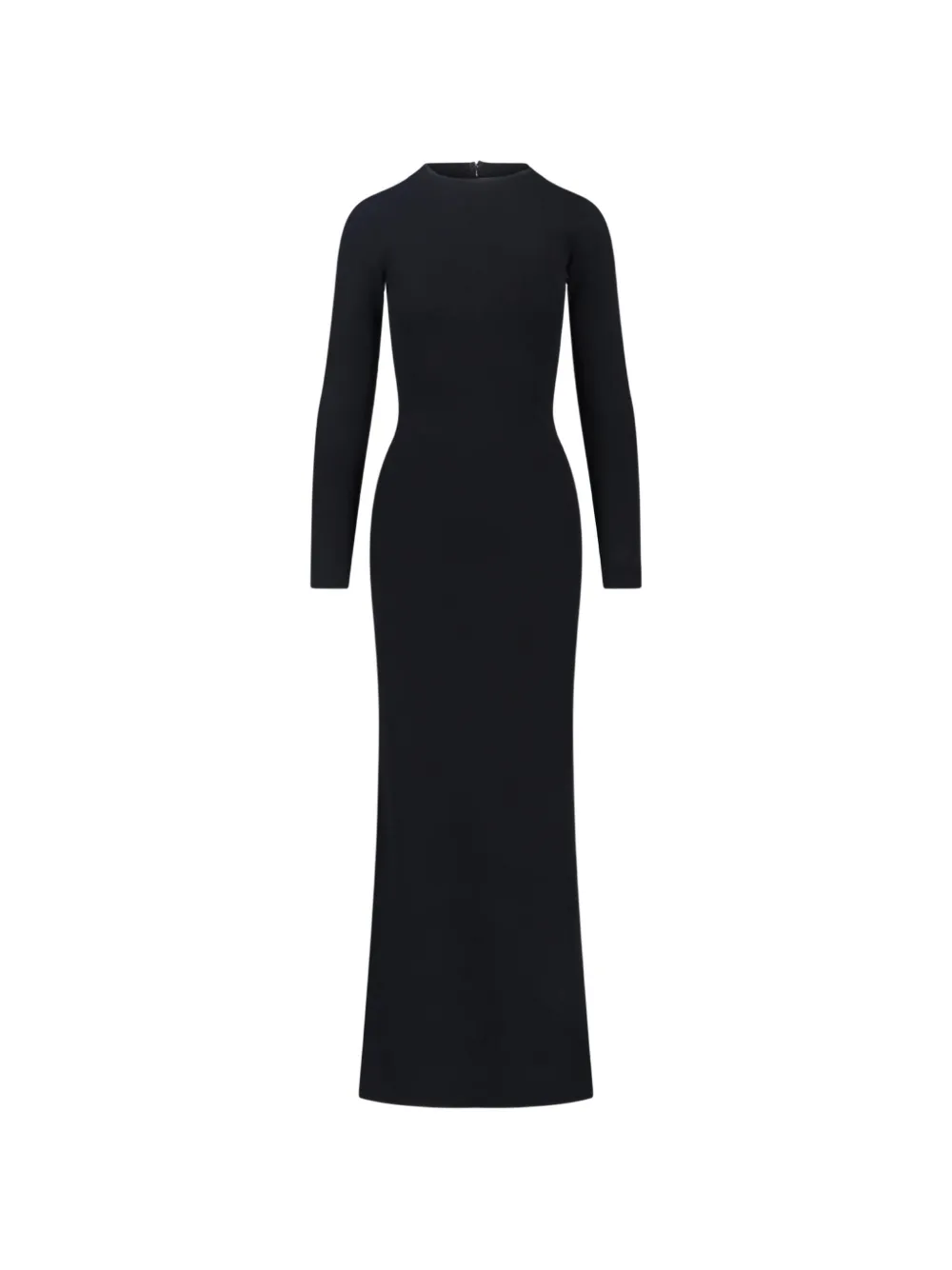 Max Mara long-sleeves maxi dress - Black