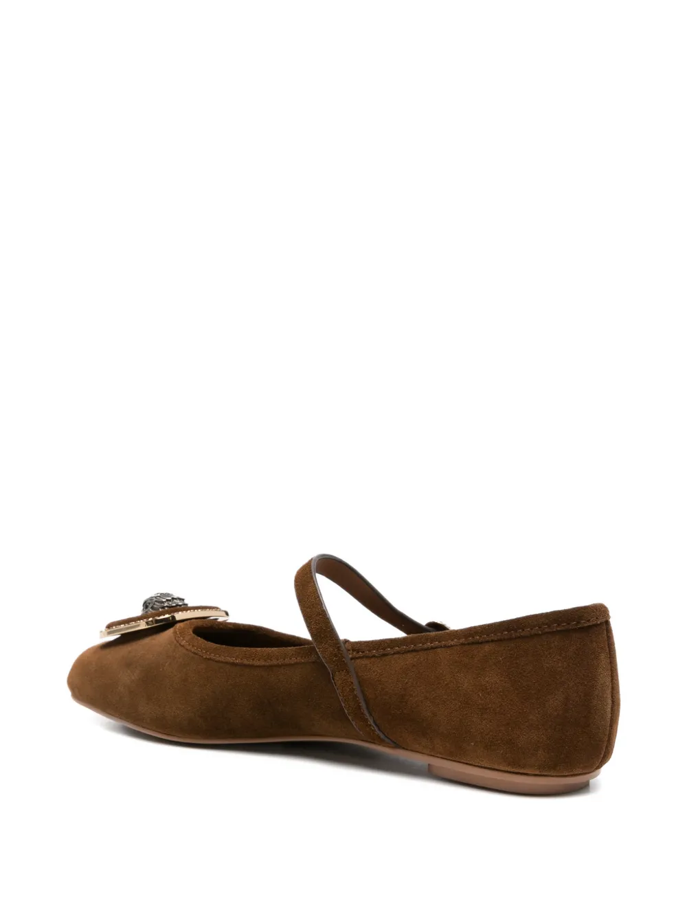 Kurt Geiger London Pimlico buckle ballet flats Bruin