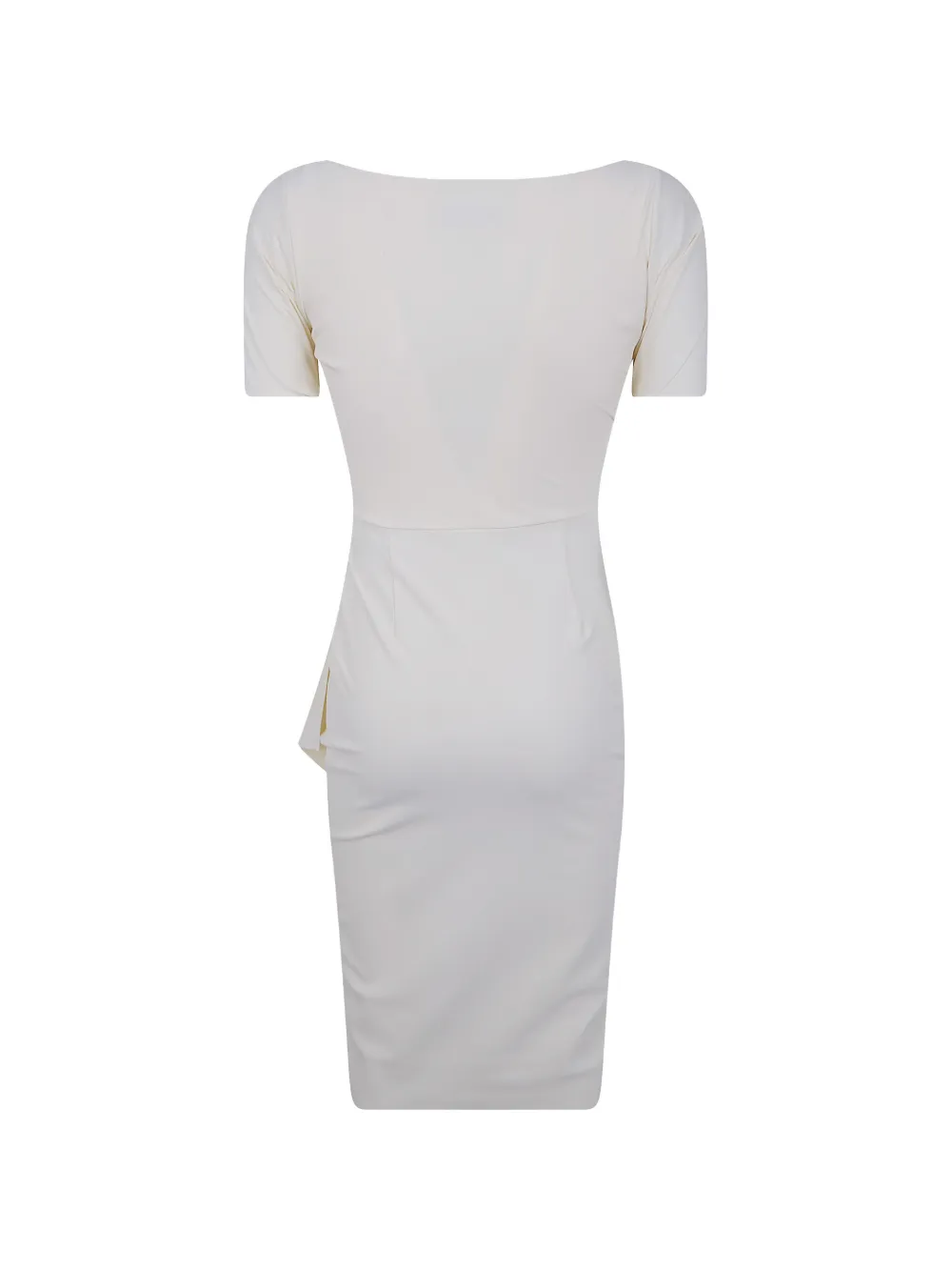 CHIARA BONI La Petite Robe Midi-wikkeljurk met ruches Beige