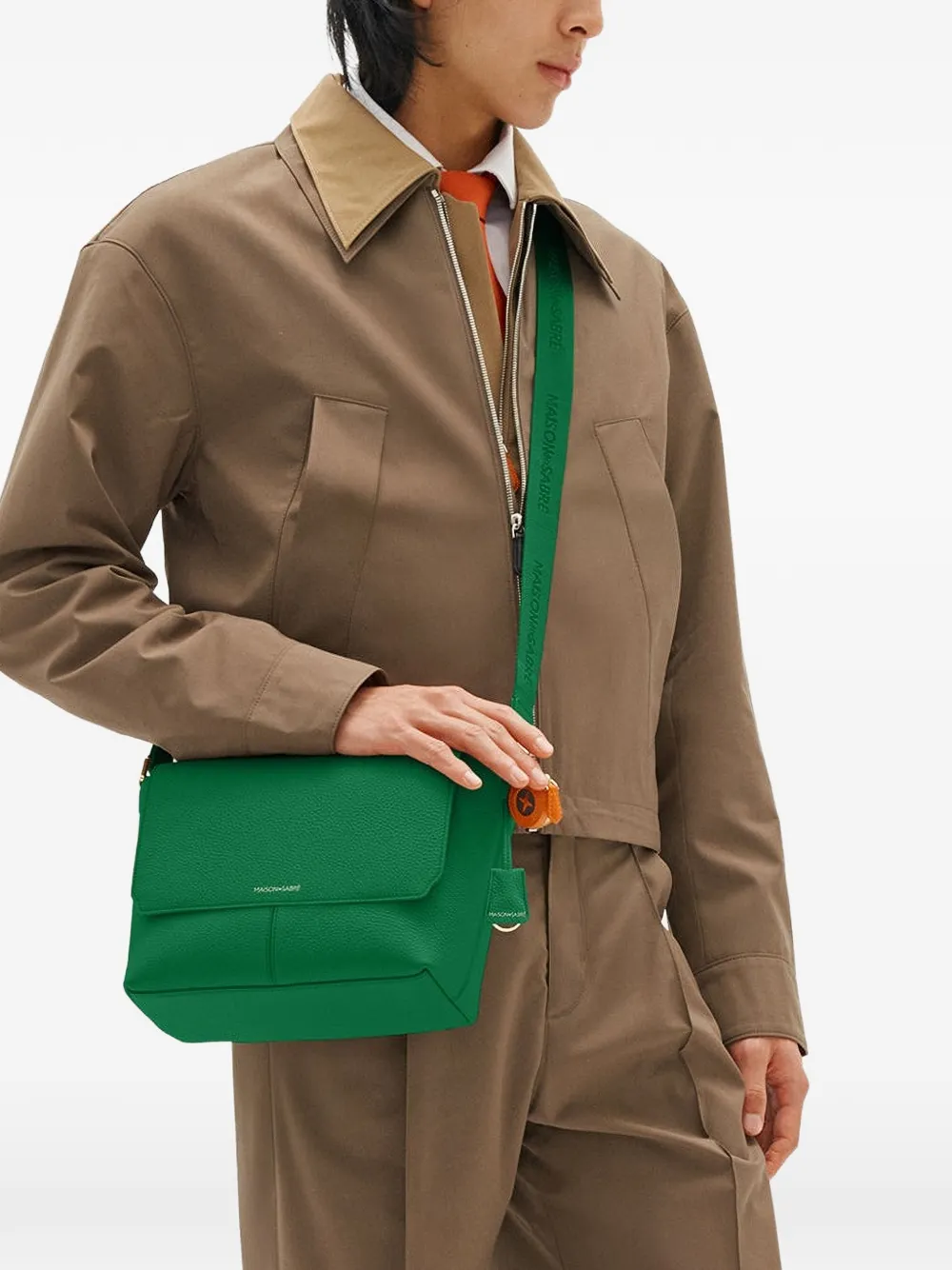  Maison De Sabré The Medium Flaire Shoulder Bag - Green 