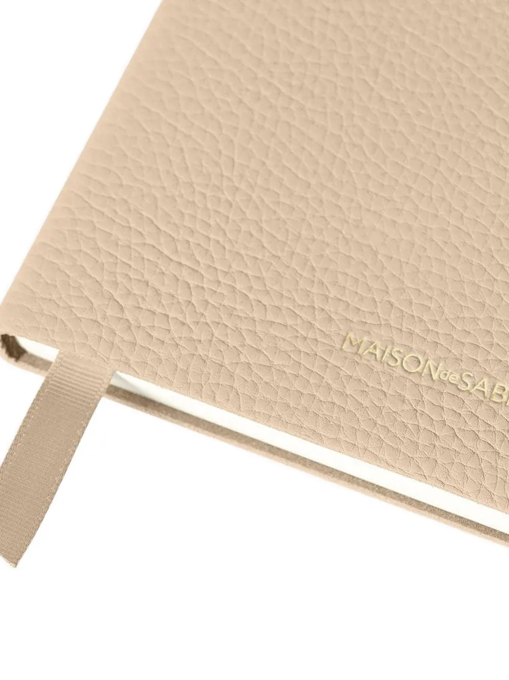  Maison De Sabré Leather Notebook - Neutrals 