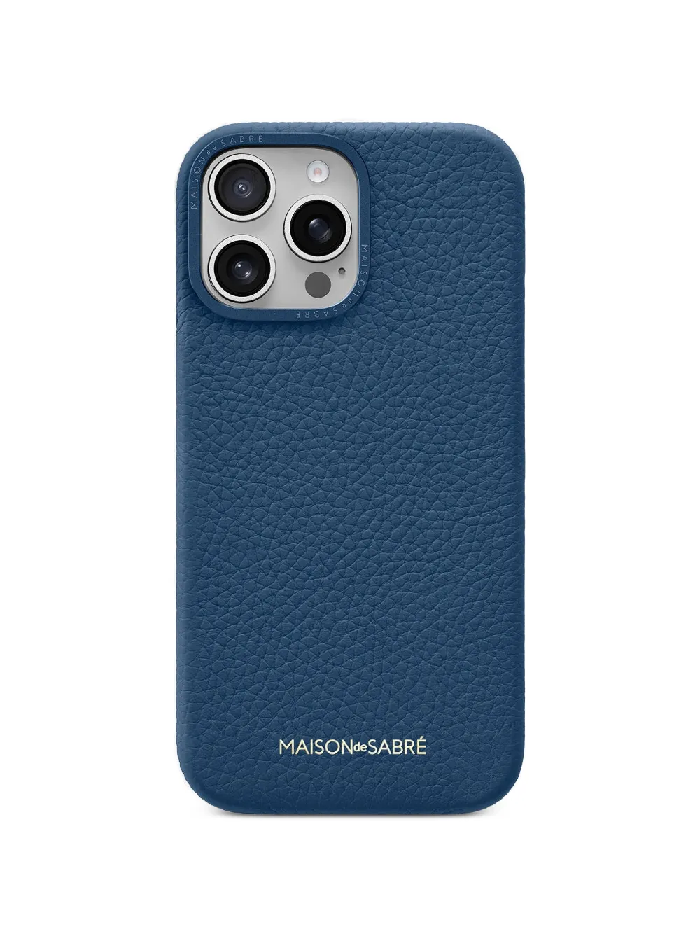 MAISON de SABRÉ iPhone 16 Pro Max leather phone case - Blu