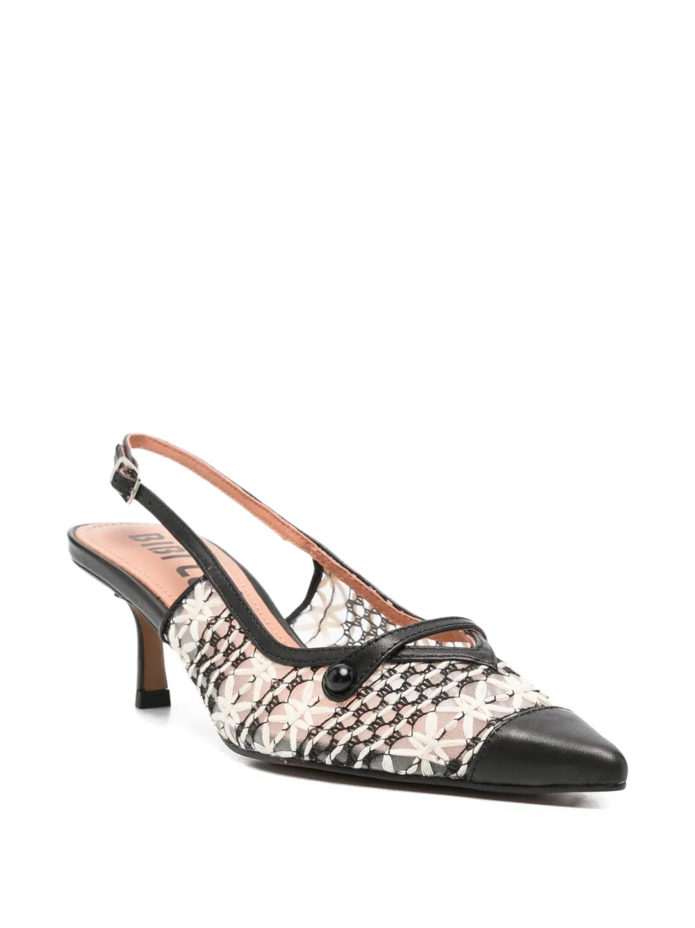 Bibi Lou Xaia floral pumps Beige