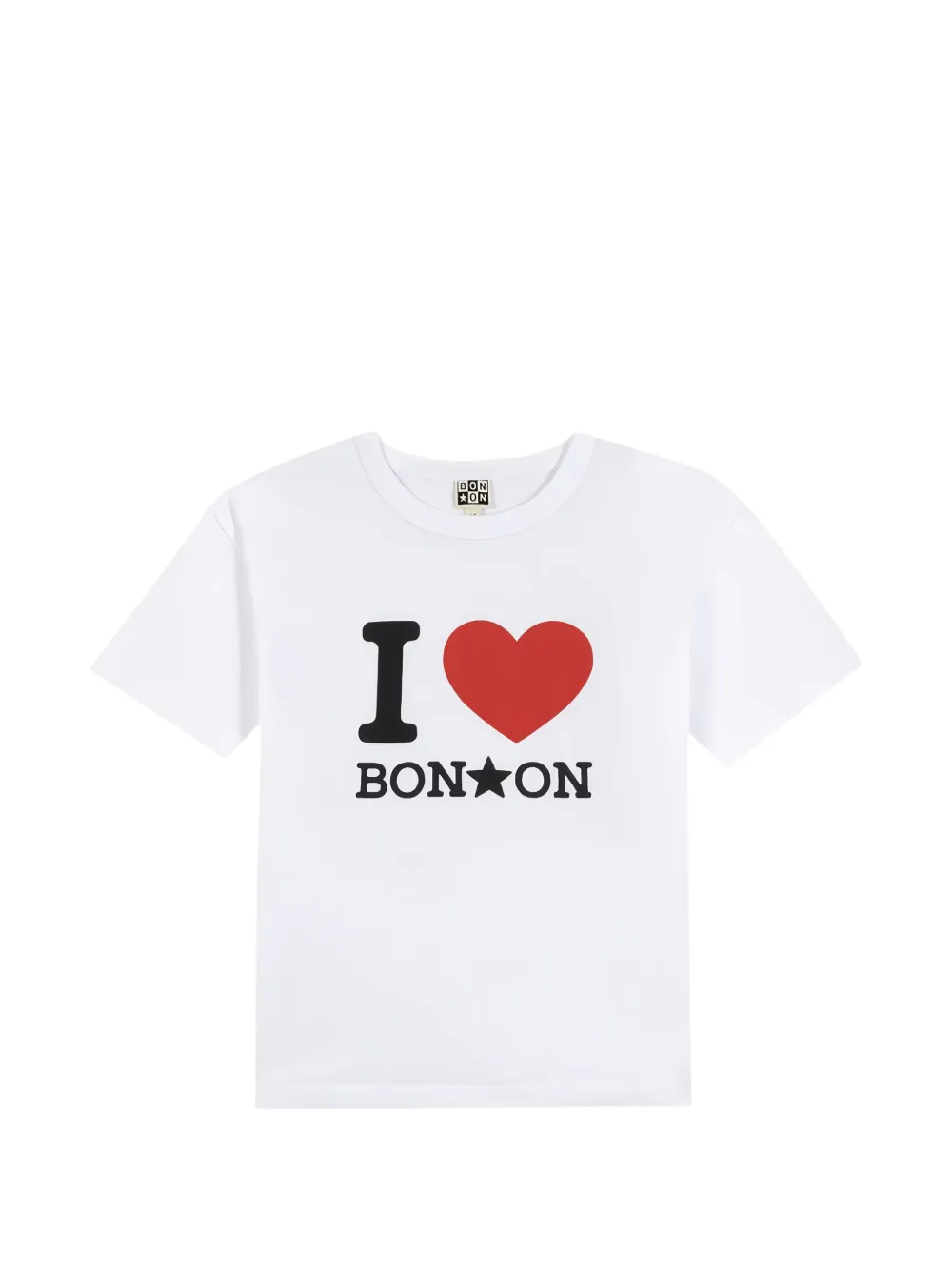 Bonton Tuba heart graphic T-shirt - Bianco
