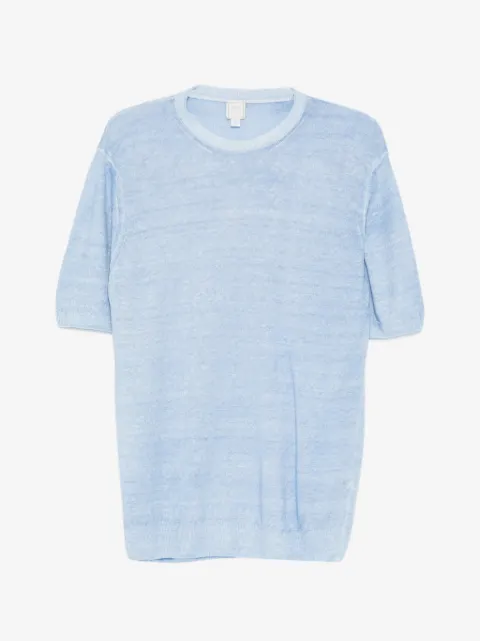 120% Lino linen short-sleeved T-shirt