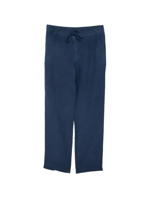 120% Lino drawstring-waist linen trousers