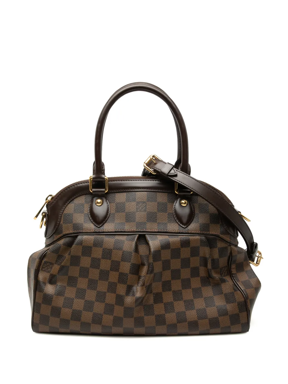 Louis Vuitton Pre-Owned 2008 Damier Ebene Trevi PM satchel - Marrone