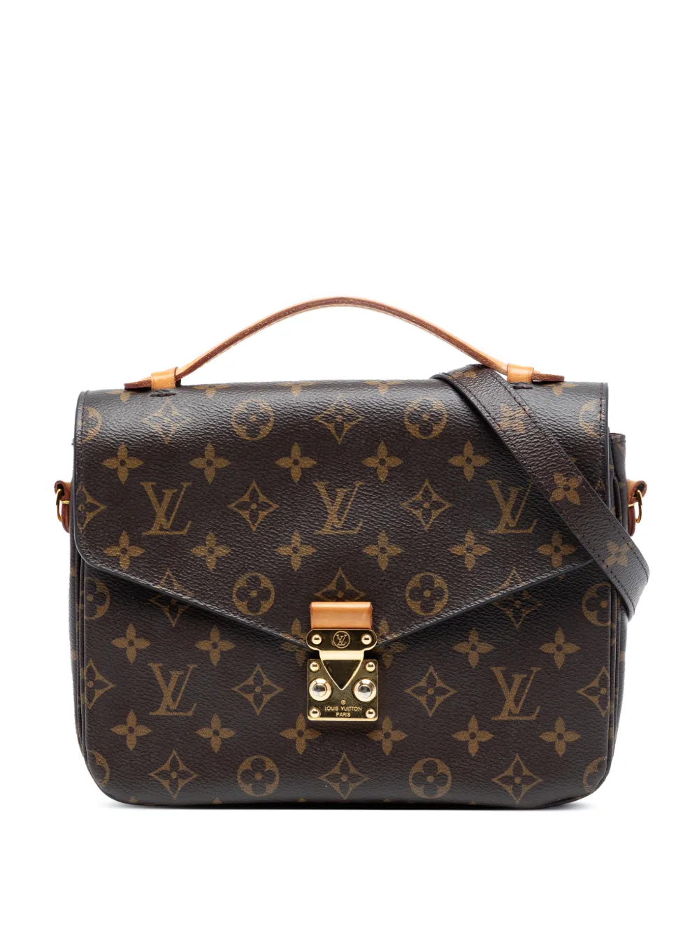 Louis Vuitton Pre-Owned 2018 Monogram Pochette Metis satchel - Marrone
