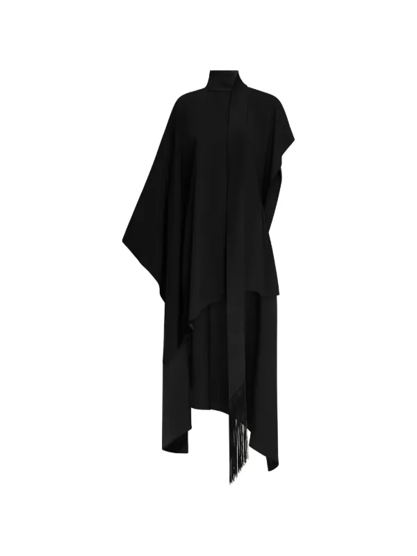 Taller Marmo California High-neck Mini Dress in Black