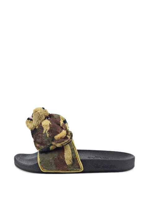 adidas x Jeremy Scott camouflage slides