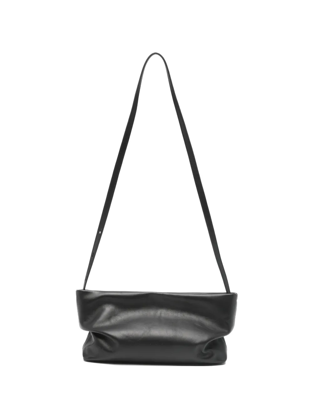 Aesther Ekme medium Nina leather clutch bag - Nero