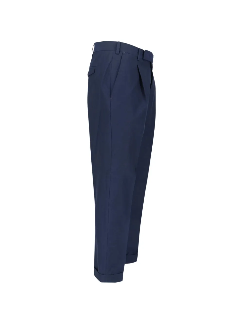 PT Torino Plooibroek met knoop Blauw