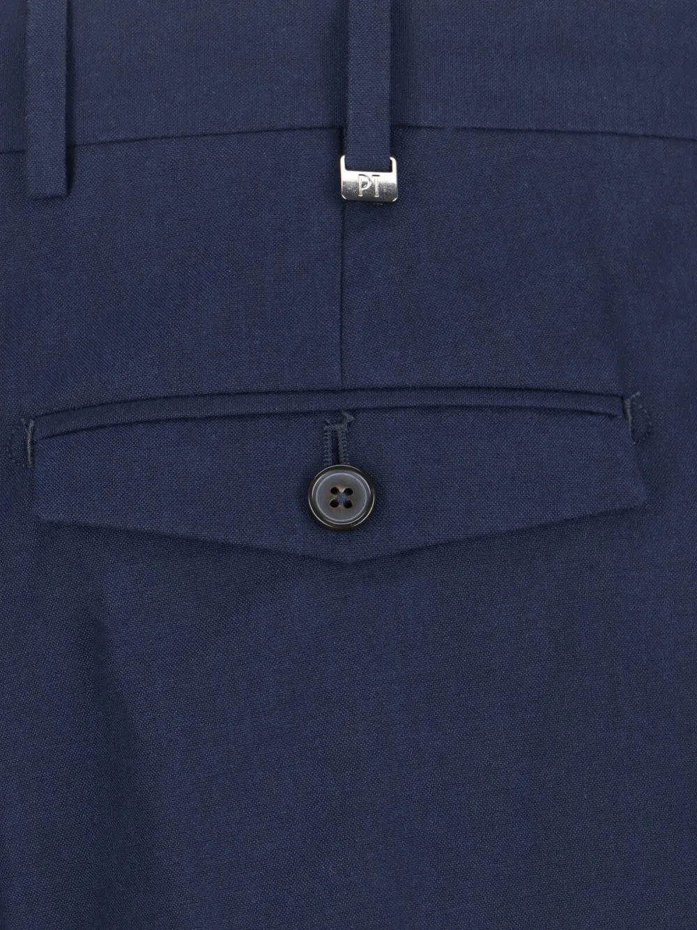 PT Torino Plooibroek met knoop Blauw