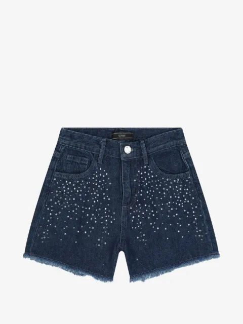 GUESS USA shorts de mezclilla deshilachados