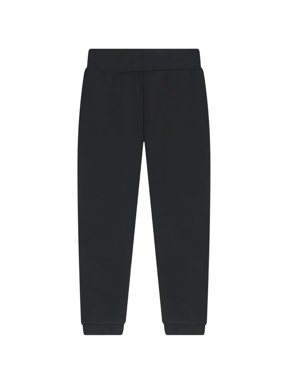 guess kids Gestreepte broek met logo Zwart