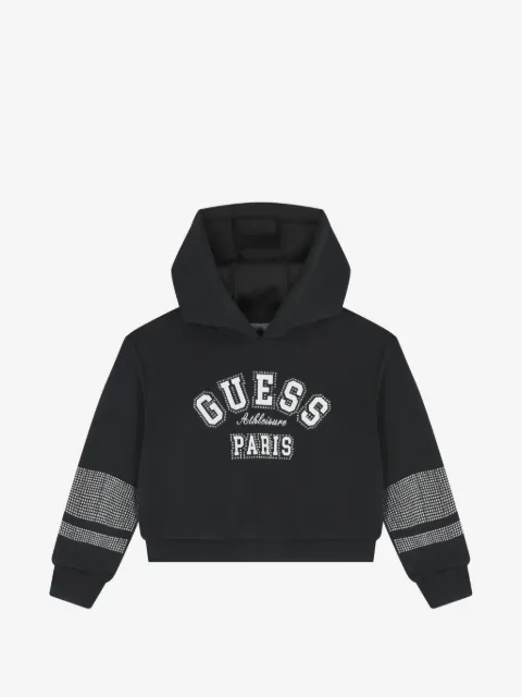GUESS USA embellished hooded top