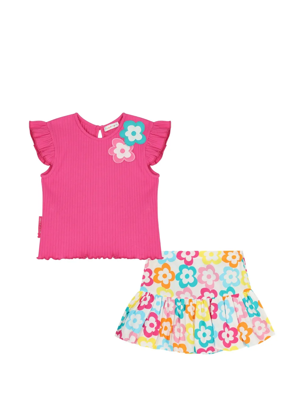 AGATHA RUIZ DE LA PRADA Set con gonna a fiori - Rosa