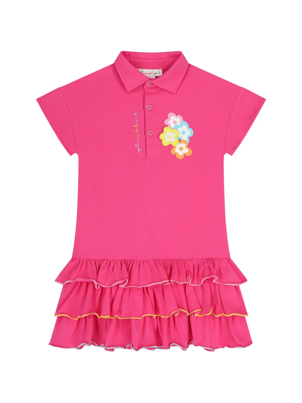 AGATHA RUIZ DE LA PRADA Abito a fiori con ruches - Rosa
