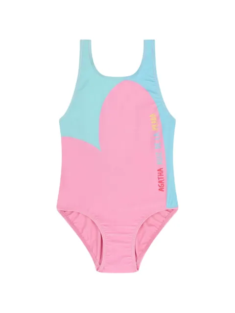 AGATHA RUIZ DE LA PRADA maillot de bain colour block à détail en cœur