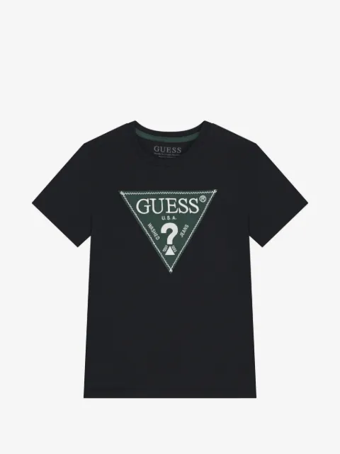 GUESS USA playera con gráfico triangular