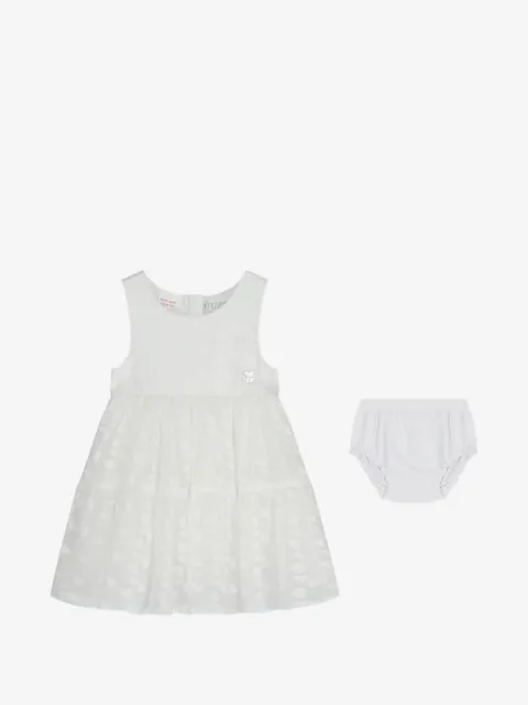 GUESS USA set de vestido a capas con corazones estampados