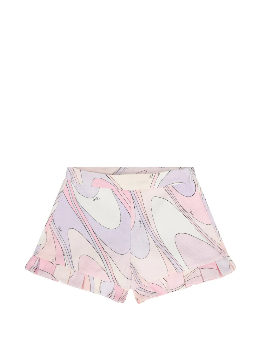 PUCCI Junior Shorts con ruches - Rosa