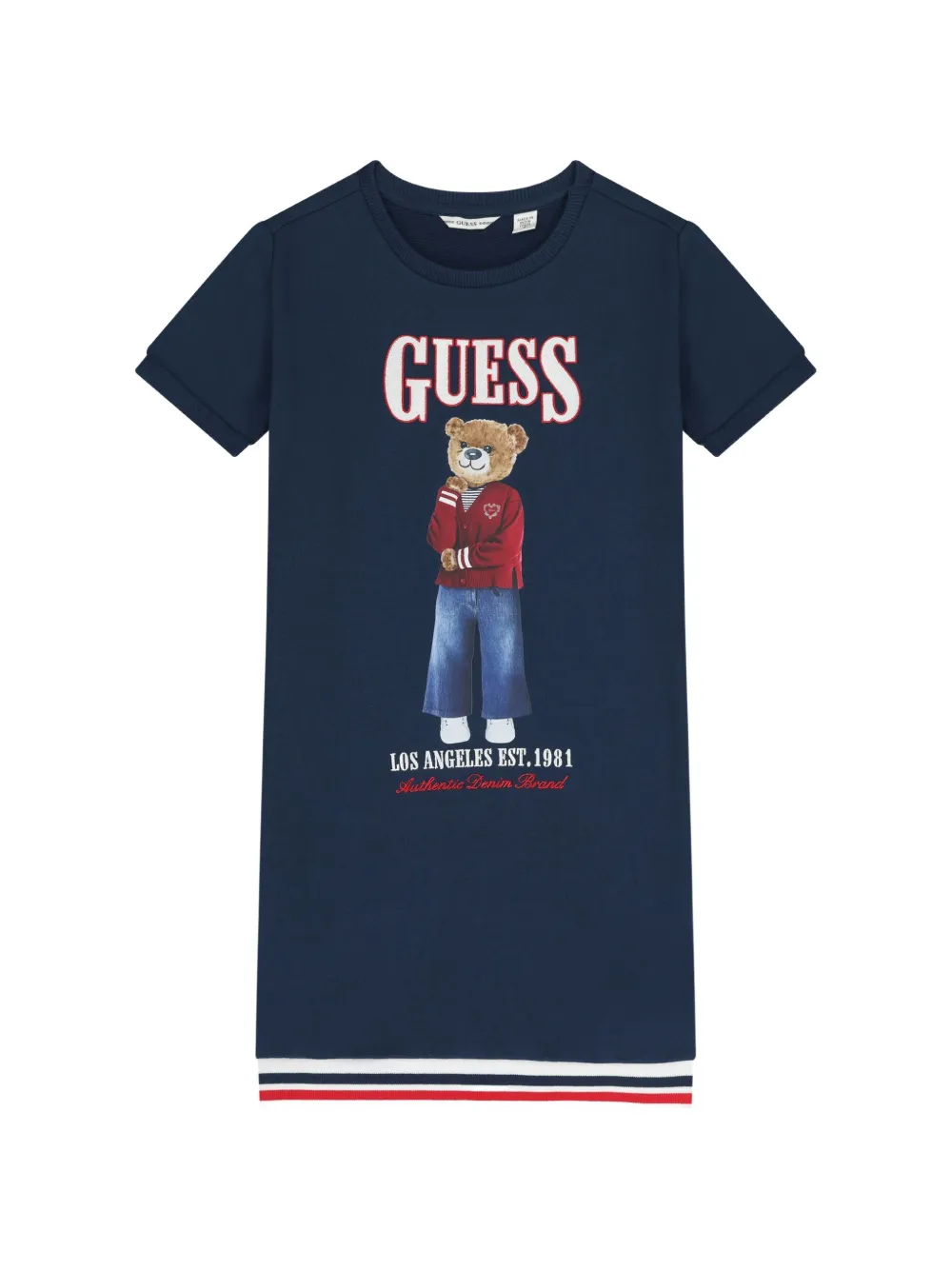 GUESS USA Abito con stampa - Blu