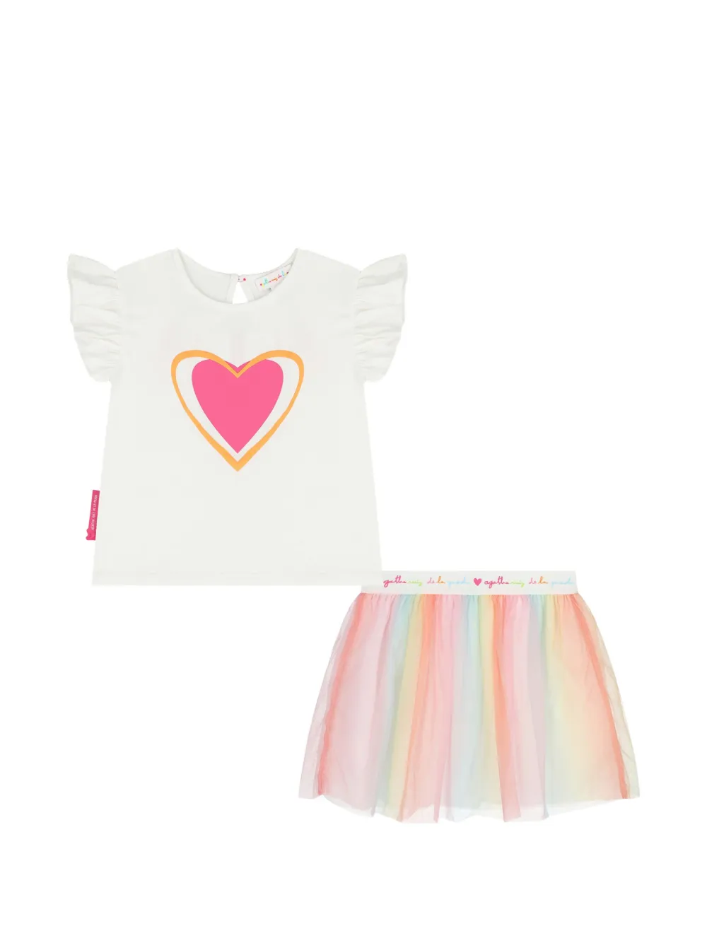 AGATHA RUIZ DE LA PRADA Set con gonna in tulle - Bianco