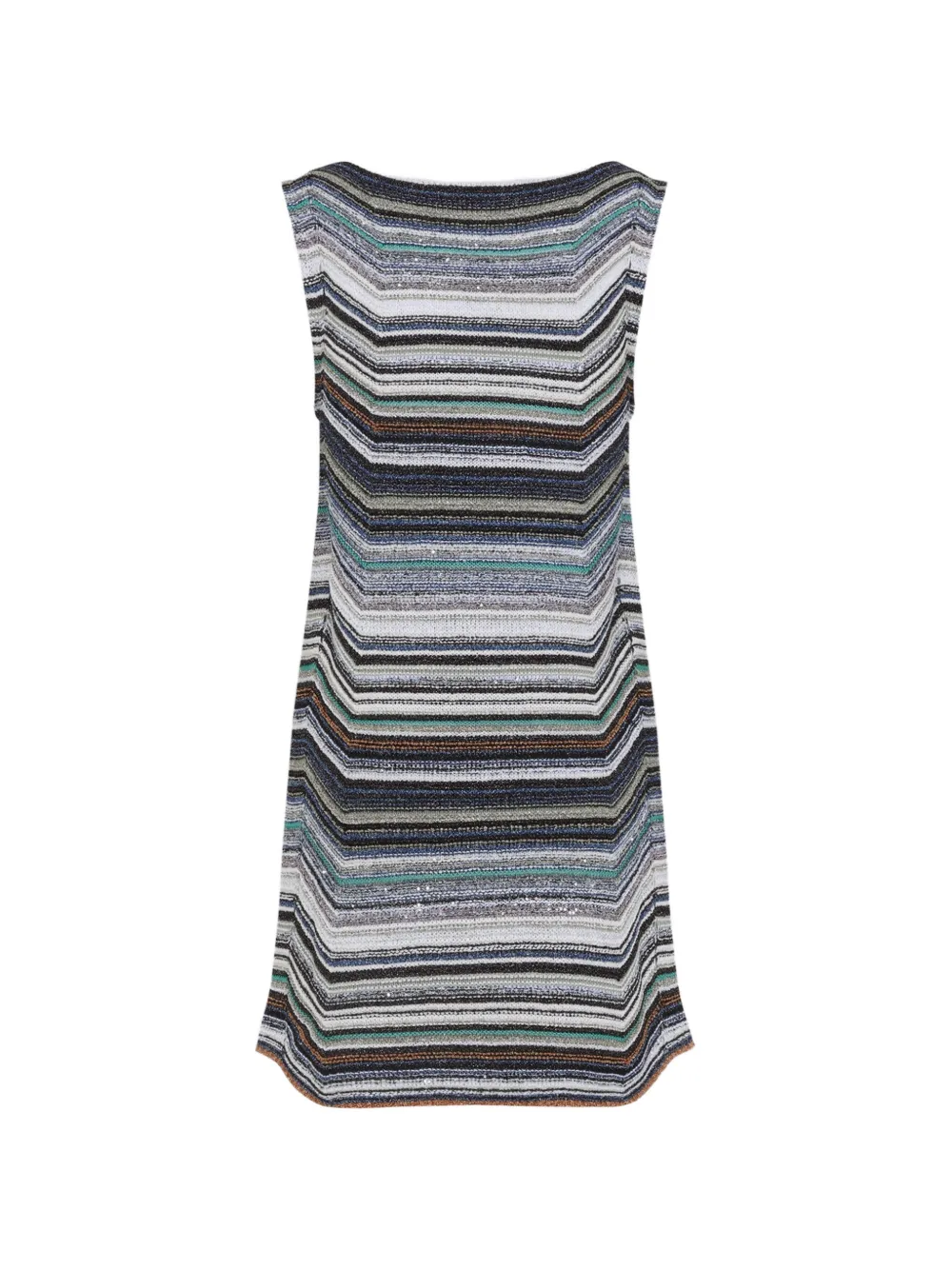 Missoni Gestreepte mini-jurk Grijs