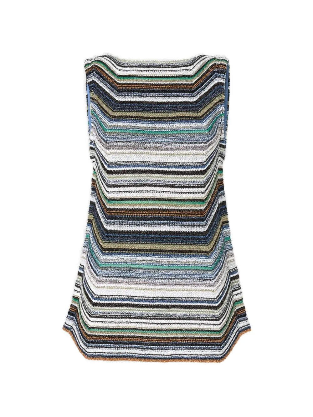 Missoni Gestreepte mini-jurk Grijs