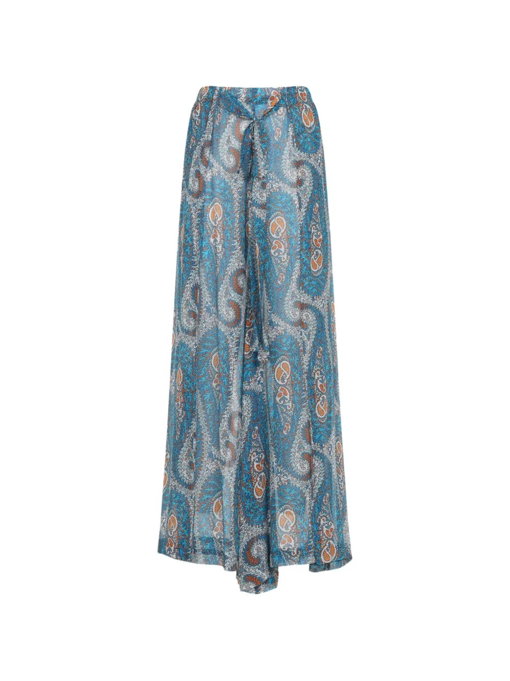 ETRO paisley tie trousers - Blu