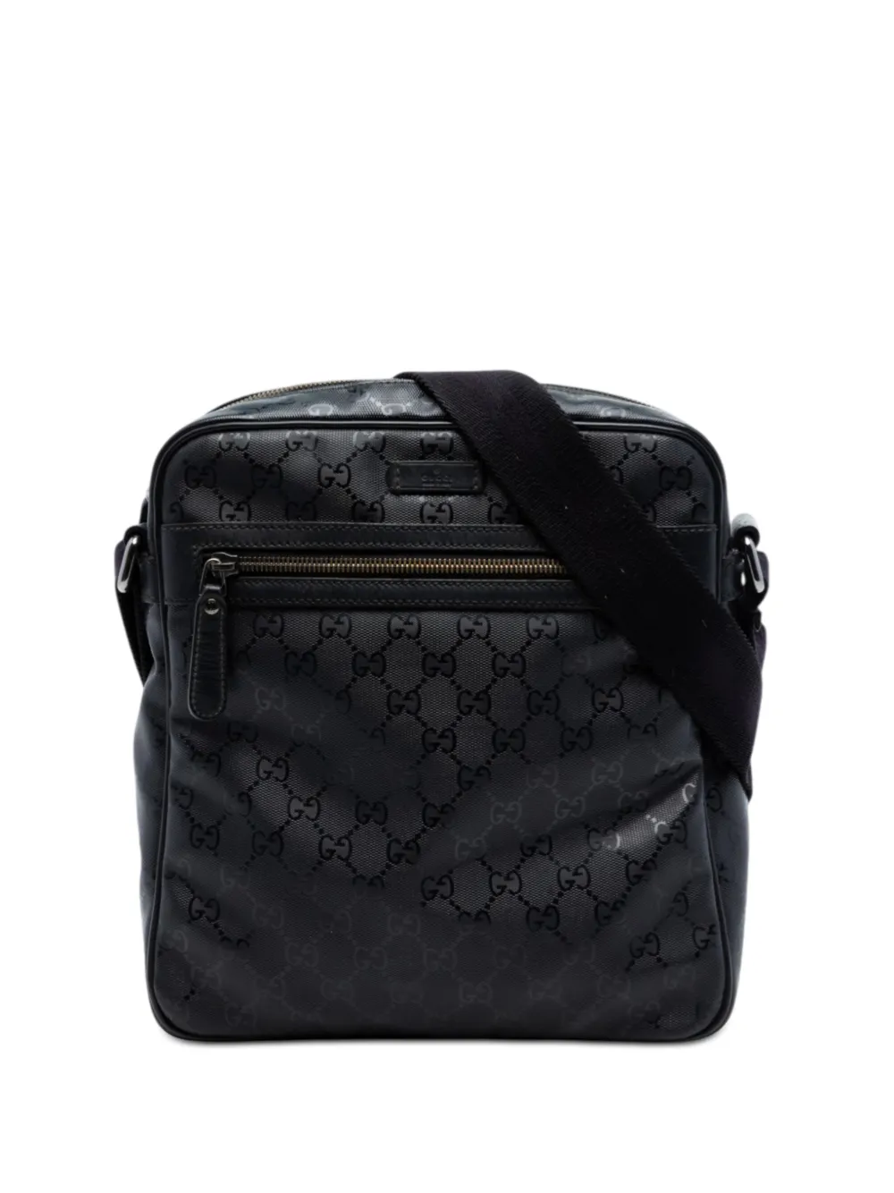 Gucci Pre-Owned 2016-2026 GG Imprime crossbody bag - Black
