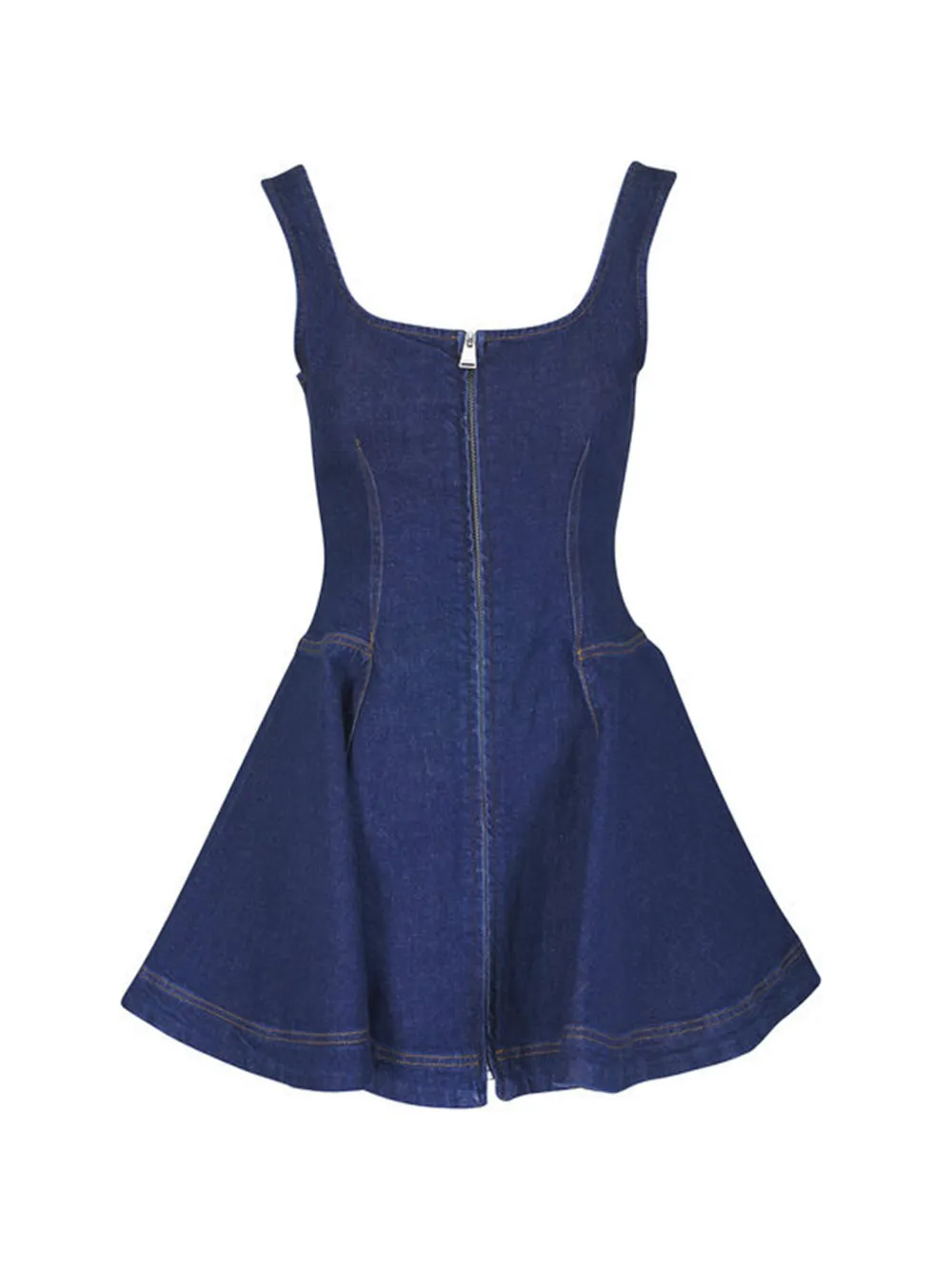 Simkhai denim mini dress - Blu