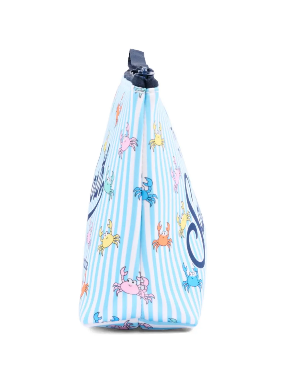  Mc2 Saint Barth Kids Striped Crab Pouch - Blue 