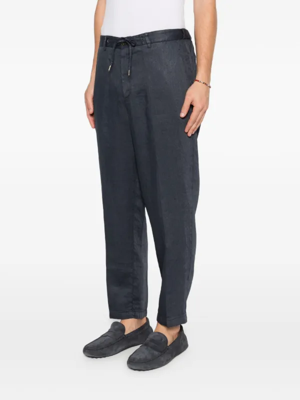値下げ【新品、未使用】BRIGLIA 1949 リネンパンツ 46 INDIGO Briglia 1949 リネン パンツ | ブルー | FARFETCH JP
