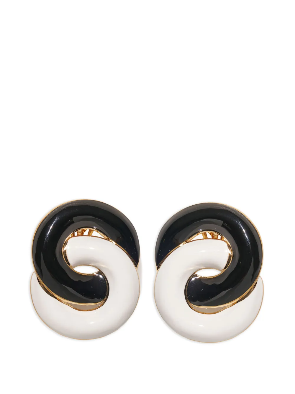 Carolina Herrera Orecchini a bottone - Nero